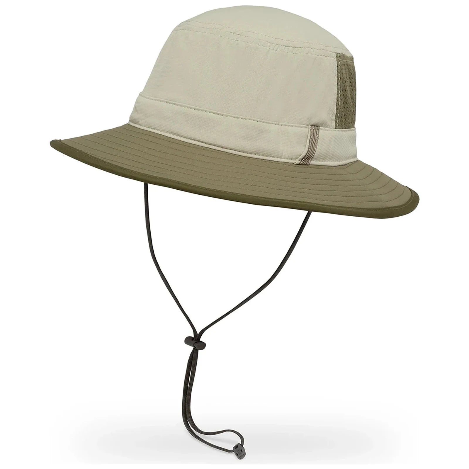כובע דלי רחב שוליים Sunday Afternoons Brushline Bucket בצבע אוף-וויט - מבט קדמי