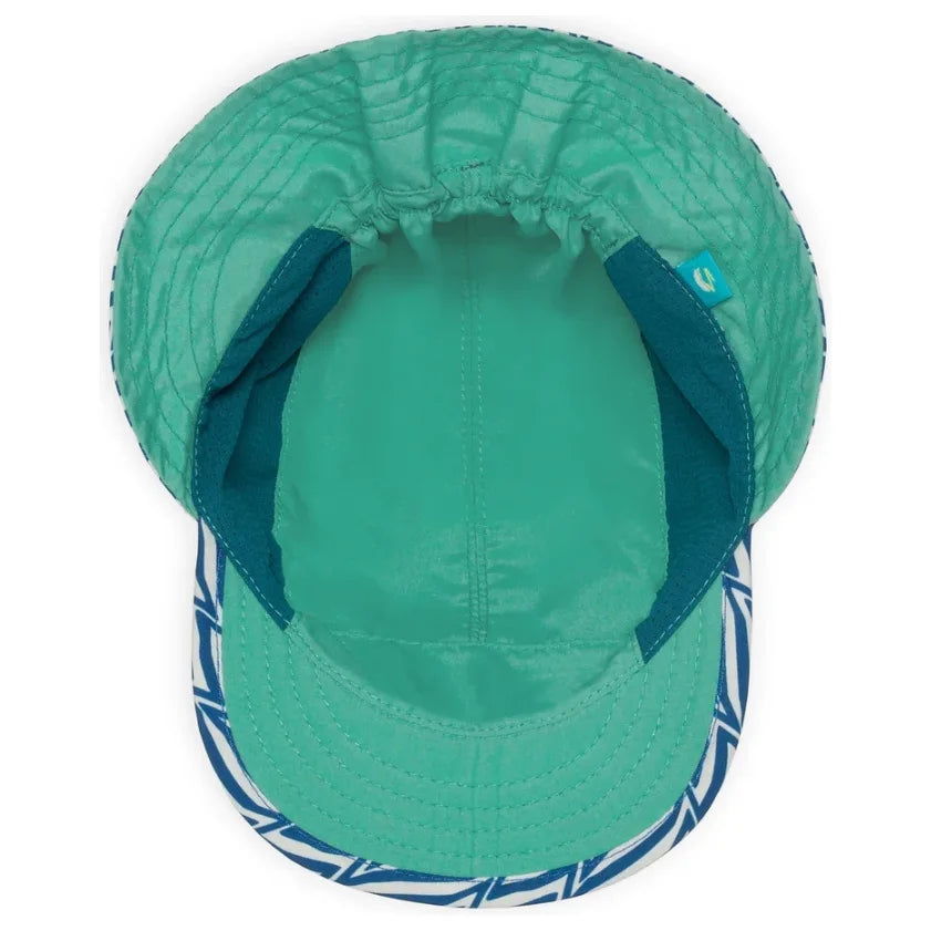 כובע שמש לתינוקות SunFlip Cap - צד פנימי ומגן עורף אחורי