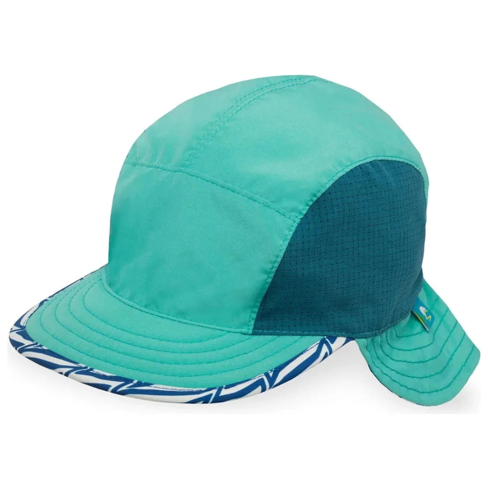 תינוק חובש כובע שמש הפיך Sunday Afternoons SunFlip Cap בצבע לילך