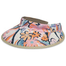 מצחיית שמש רחבה Sunday Afternoons Sport Visor בצבע ורוד פרחוני - מבט קדמי