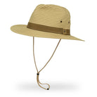 כובע הגנה מהשמש יוניסקס Sunday Afternoons Ventura Hat בצבע בז', שוליים 7 ס"מ, 100% פוליאסטר, UPF 50+, מבט חזיתי