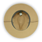 פנים כובע Sunday Afternoons Ventura Hat עם תווית המותג ורצועת הזיעה המוסמכת bluesign, הגנת UPF 50+ ואיוורת מתכת