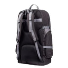 תרמיל Swiss Alpin AeroVent 60 ליטר, מערכת גב מאווררת עם ריפוד ארגונומי ורצועות כתף מרופדות, מבט אחורי