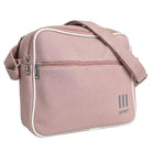 תיק כתף יומיומי SWISS ALPIN Airliner בצבע ורוד פודרה, עשוי מ-PU Leather, מבט בזווית