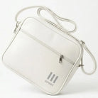 תיק כתף SWISS ALPIN Airliner בצבע לבן עם עיטור SPORT, עשוי מ-PU Leather, מבט מלמעלה