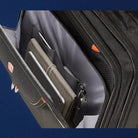תיק טרולי עסקי Swiss Executive Glide 18 אינץ׳ תא מרופד ללפטופ עד 17 אינץ׳ עם רצועות הידוק למסמכים והגנה נגד זעזועים