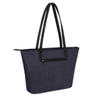 תיק נשיאה SwissDigital TOTE SD-880 אפור כהה, תא אחורי מרוכסן לשליפה מהירה של פריטים, מבט מאחור