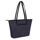 תיק נשיאה SwissDigital TOTE SD-880 אפור כהה, תא אחורי מרוכסן לשליפה מהירה של פריטים, מבט מאחור