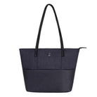 תיק נשיאה אלגנטי SwissDigital TOTE SD-880 בצבע אפור כהה עם ידיות נשיאה ארוכות, מבט חזיתי ישר
