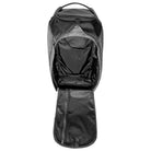 תרמיל נסיעות TATONKA Great Escape 60+15 - בצבע שחור - התא הראשי פתוח לרוחב כמו מזוודה