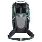 תרמיל נסיעות TATONKA Great Escape 60+15 - בצבע ירוק פטרול - מבט אחורי על גב הרשת והכתפיות
