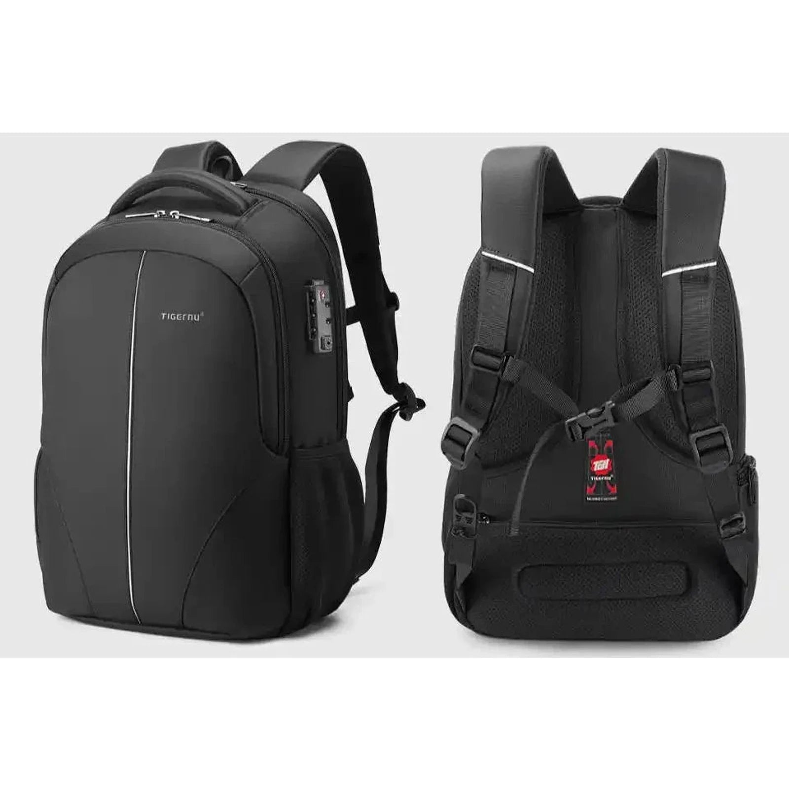 פנים תיק גב Tigernu T-B3105 עם 2 תאים מרכזיים מרווחים ואורגנייזר מובנה לחפצים קטנים