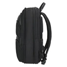 תיק גב Tigernu T-B9121 17 אינץ׳ מבט צד מראה עובי ורוחב תיק עם כיסי צד ואלמנטי עיצוב