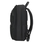 תיק גב Tigernu T-B9121 17 אינץ׳ מבט צד מראה עובי ורוחב תיק עם כיסי צד ואלמנטי עיצוב