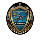 מזוודת טרולי 20 אינץ׳ עליה למטוס TROOPER Missouri, תווית אחריות יצרן ל-24 חודשים מקורית