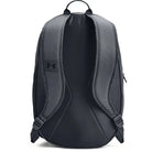 מבט אחורי על רצועות הגב המרופדות של תיק Under Armour Hustle Lite 26L אפור