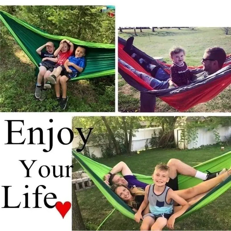 ערסל קמפינג Widesea Hammock PRO מבד מצנח ריפסטופ בשימוש בטבע, משפחות נרגעות בערסל עמיד עד 300 ק"ג