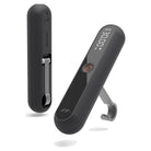 משקל מזוודות דיגיטלי Xiaomi JIMIHOME JM-G3701 בצבע שחור - מבט חזית וצד עם הוו המתכתי פתוח וצג LCD