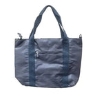 תיק נשיאה YALUNDISI Tote Glossy Bag בצבע כחול - מבט אחורי