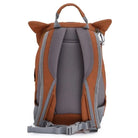 תיק גן לילדים ZOOLITTLE דגם Brown Cat עם גב אורטופדי ורצועות כתף מרופדות בכרית אוויר, מבט אחורי