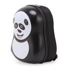 תיק גב ילדים קשיח ZOOLITTLE דגם Panda, חזית פוליקרבונט וגב פוליאסטר עם רוכסן צד, זווית שלושת רבעים