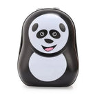 תיק גב ילדים קשיח ZOOLITTLE דגם Panda, חזית פוליקרבונט בהדפס פנדה שחור לבן, מבט מלפנים