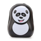 תיק גב ילדים קשיח ZOOLITTLE דגם Panda, חזית פוליקרבונט בהדפס פנדה שחור לבן, מבט מלפנים