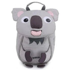 תיק גן לילדים ZOOLITTLE דגם Koala עם עיצוב דובון קואלה בצבע אפור, בד פוליאסטר 600D מוגן מים, מבט חזיתי