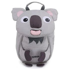 תיק גן לילדים ZOOLITTLE דגם Koala עם עיצוב דובון קואלה בצבע אפור, בד פוליאסטר 600D מוגן מים, מבט חזיתי