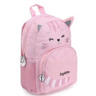 תיק גן לילדים ZOOLITTLE דגם Pink Cat1 בצבע ורוד, עשוי בד פוליאסטר, מידות 34x25x10, מבט בזווית