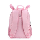 תיק גן ZOOLITTLE דגם Rabbit לילדים בצבע ורוד עם גב אורטופדי ורצועות כתף מרופדות, מבט אחורי
